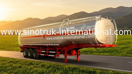 L'autoarticolato resistente dell'autocisterna del acciaio al carbonio per stoccaggio/il trasporto lubrifica