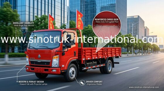 Euro multifunzionale del motore diesel 85HP 2 camion commerciali di bassa potenza
