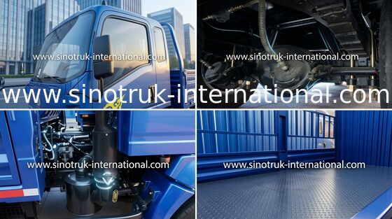internazionale professionale risparmio energetico del veicolo di bassa potenza del camion da 5 tonnellate
