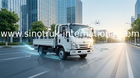 Camion di bassa potenza professionali di SINOTRUK HOWO a basso rumore per l'affare di costruzione