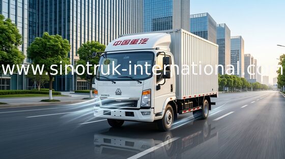 Camion di bassa potenza a basso rumore LHD 4X2 116HP ZZ1087D3614C180 della scatola di consegna