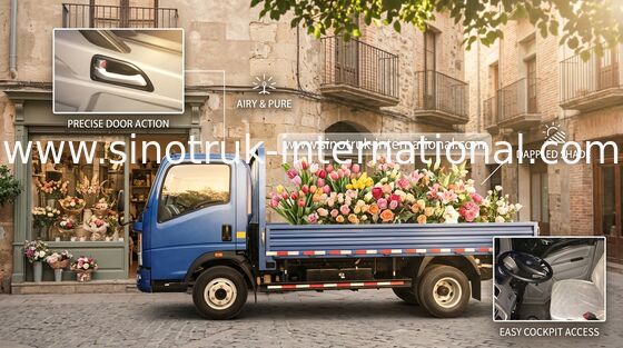 4 tonnellate di scatola di bassa potenza di HOWO SINOTRUK trasporta ZZ1047C3414C1R45 su autocarro