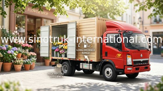 Alta efficienza dei camion di bassa potenza internazionali di HOWO 12 tonnellate di camion del carico