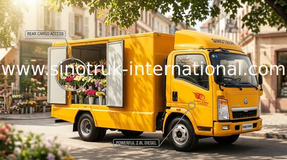 Autocarro a cassone di bassa potenza del forte motore di potere LHD ZZ1087D3414C180