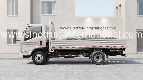 Camion di bassa potenza SINOTRUK HOWO di LHD 5 tonnellate per la logistica ZZ1047D3815C145