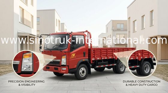 La scatola di bassa potenza economizzatrice d'energia di HOWO trasporta SINOTRUK su autocarro HOWO LHD 116HP ZZ1127D3615C1