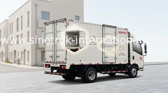 Camion commerciali di bassa potenza/consegna camion della scatola da 17 piedi con il consumo di combustibile basso