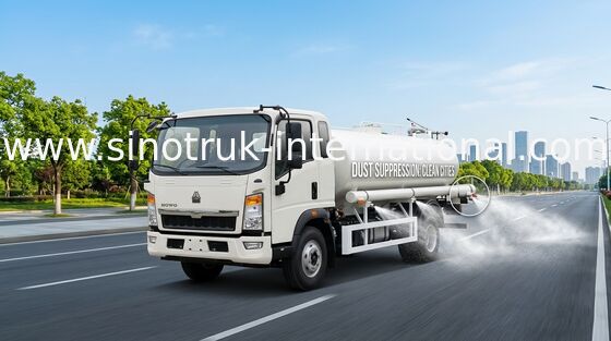 Euro IV ZZ1107G381CD1 del camion di serbatoio di acqua di HOWO SINOTRUK
