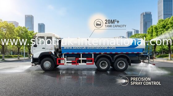 5000 la parte radiale del camion di serbatoio di acqua di gallone SINOTRUK 11.00R20 gomma 9920 il × del × 2496 3550 millimetri
