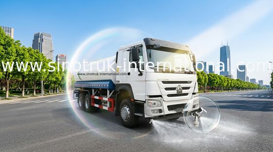 Camion di serbatoio di acqua di SINOTRUK HOWO 6x4 LHD 371HP 18CBM