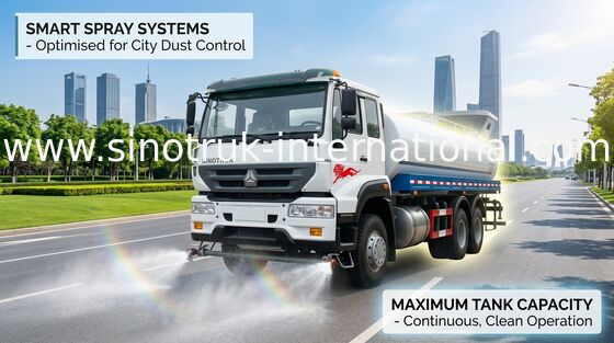 Camion dello spruzzatore dell'acqua di rendimento elevato 19CBM con il trattamento anticorrosivo interno
