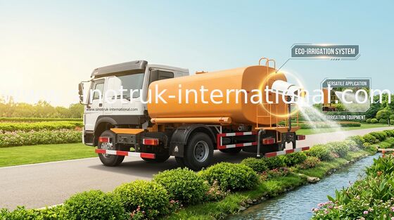 Camion di serbatoio di acqua dell'autocisterna da 6500 galloni che aziona idraulicamente assistenza dell'aria