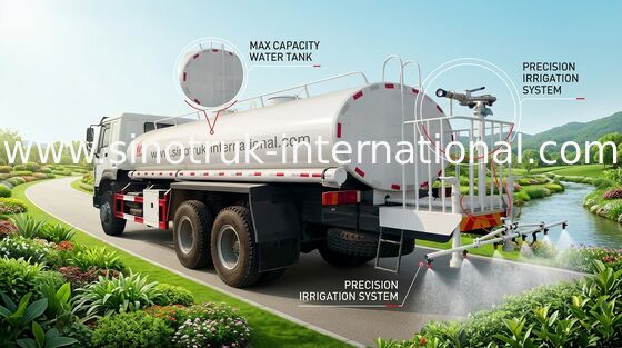 Camion di serbatoio di acqua di rendimento elevato 18CBM per lotta contro l'incendio di emergenza