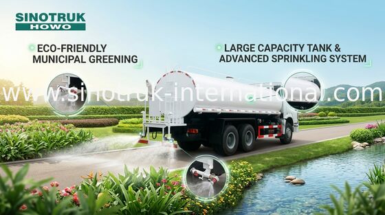 Camion cisterna LHD 6X4 18CBM dell'acqua potabile di SINOTRUK HOWO per la spruzzatura dell'antiparassitario