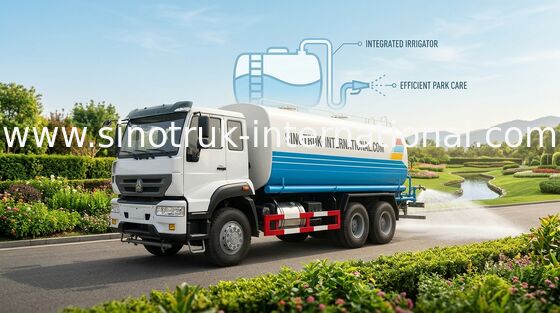 Camion dello spruzzatore dell'acqua di rendimento elevato 20CBM con il trattamento anticorrosivo interno