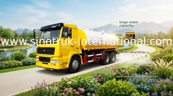 Tipo di azionamento pneumatico/manuale del camion di serbatoio di acqua del sistema di controllo 16CBM 6×4