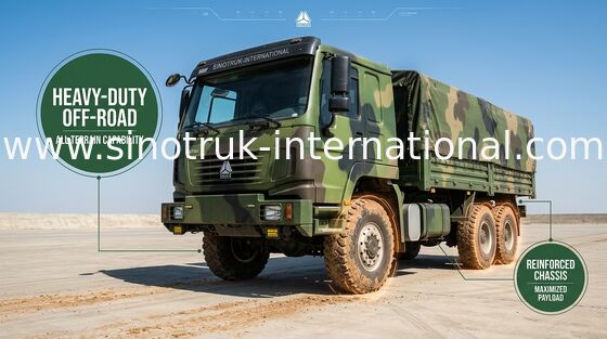 Camion economico del carico 25 tonnellate di 6X4 LHD Euro2 290HP con il regolatore elettrico della finestra