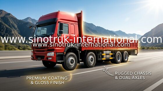 Camion del carico del trasporto del combustibile diesel 30-60 tonnellate di 8X4 LHD Euro2 336HP