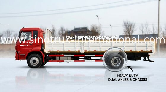 Rimorchio 6X2 Euro2 290HP del camion del carico con adeguamento automatico di spazio