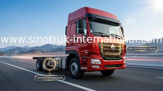 Camion resistente SINOTRUK del carico 30-60 tonnellate 12 ruote LHD Euro2 336 HP