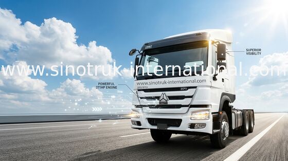 Camion ZZ4257S3241W del trattore di 371HP SINOTRUK HOWO 6x4 RHD