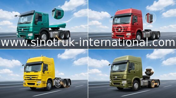 Il camion RHD 6X4 10 del trattore di SINOTRUK HOWO spinge Euro2 371HP ZZ4257S3241W