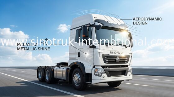 La testa leggera del trattore trasporta 10 trattori delle ruote e la manutenzione su autocarro facile dei camion