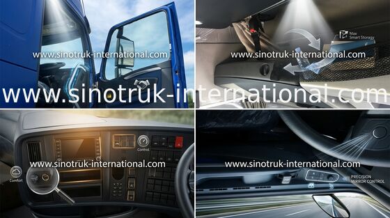 Testa del trattore ZZ4257N3247N1B del camion dei semi di SINOTRUK HOWO con il condizionatore d'aria