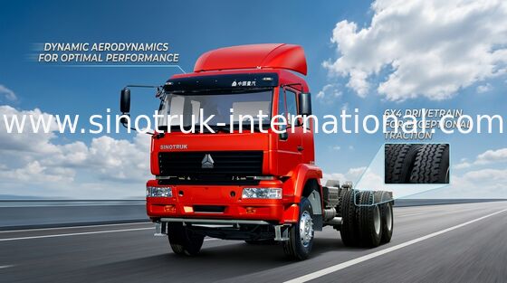 Autotreno 6X4 Euro2 290HP ZZ4251M3241W del trattore della struttura compatta