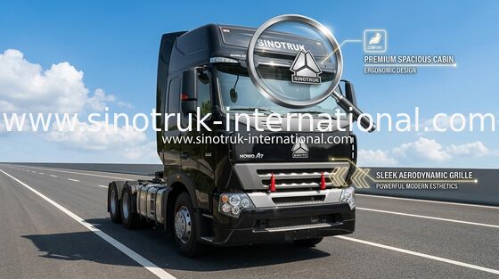 Il rendimento elevato D12.38/il camion del trattore ribaltatore di 380HP HOWO ha approvato l'iso