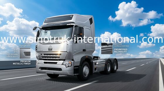Tipo di azionamento di affari 6×4 di logistica trattore internazionale del camion per il rimorchio dei semi