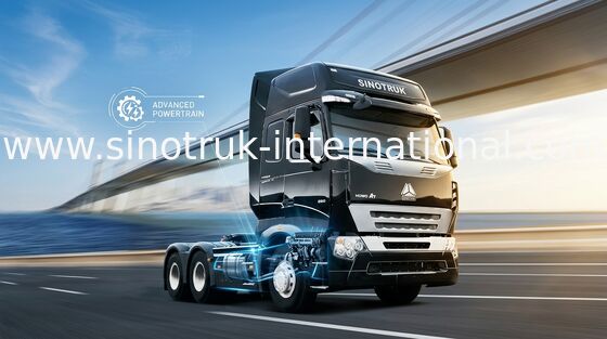Camion del trattore di A7 RHD 6X4 Euro2 336HP, testa internazionale ZZ4257N3247N1B del trattore