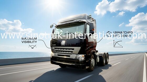 camion resistenti del trattore di 6X4 HOWO, 4 trattori elettronici del motore diesel di iniezione di carburante del colpo ed autocarri con cassone ribaltabile