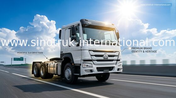 Sinotruk Howo di seconda mano Trasportatori ristrutturati 6 × 4 Buone condizioni