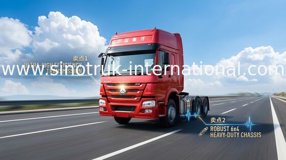 Camion SINOTRUK HOWO LHD 6X4 Euro2 380HP ZZ4257S3241W del trattore