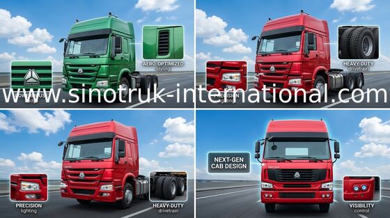 Camion LHD 6X4 Euro2 371HP ZZ4257S3241V del trattore di SINOTRUK HOWO