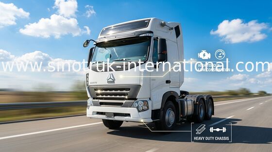 Rimorchio capo LHD 6X4 Euro2 336HP del camion con due l'ancoraggio ZZ4257N3247N1B
