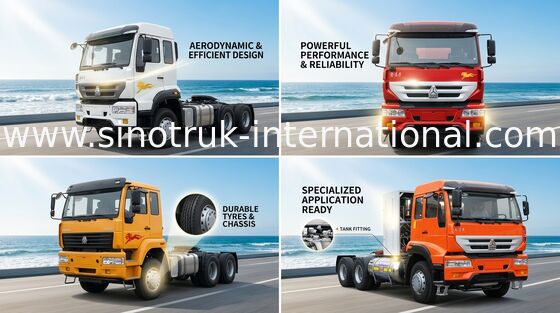 Principe dorato 6X4 Euro2 336HP 25Tons ZZ4251N3241W del camion SINOTRUK del trattore