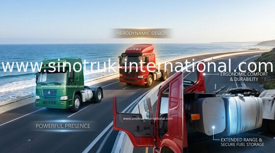 Camion SINOTRUK HOWO RHD 4X2 Euro2 336HP ZZ4187N3511W del trattore