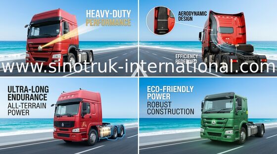 Grande camion SINOTRUK HOWO RHD 4X2 Euro2 290HP del trattore di capacità di carico