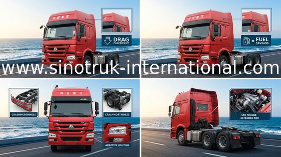 Camion SINOTRUK HOWO LHD 6X4 Euro2 336HP ZZ4257N3241W del trattore