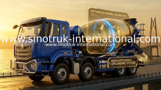 Autobetoniera SINOTRUK HOWO NX 371HP 8*4 12 ruote, Betoniera, Autocemento