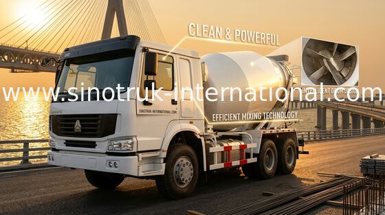 10CBM betoniera montata rimorchio, camion della pompa della betoniera delle ruote di RHD 10