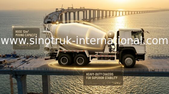 Dei camion 6 x 4 della betoniera di 10-20CBM SINOTRUK HOWO costruzione 340Hp dell'euro 2