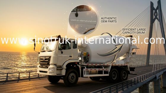 Camion commerciale della betoniera, rimorchio Euro2 336HP 6X4 LHD della betoniera