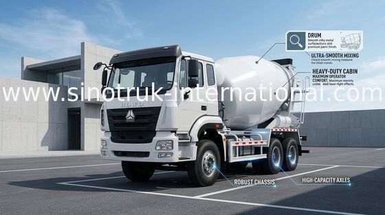 Camion industriale della betoniera, rimorchio RHD 6X4 del calcestruzzo pronto