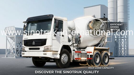 Camion industriale del cemento del miscelatore del veicolo 8CBM 290HP 6X4 LHD della betoniera