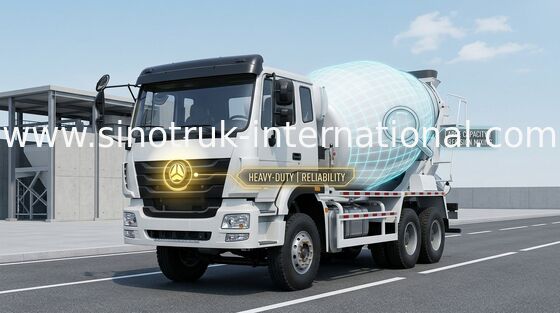 Camion del miscelatore di cemento della pompa idraulica di alta efficienza per il cantiere