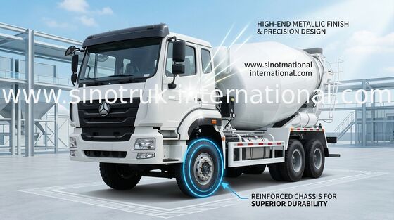 Camion industriale di miscela di calcestruzzo per la riparazione della strada/il miscelatore camion del cemento