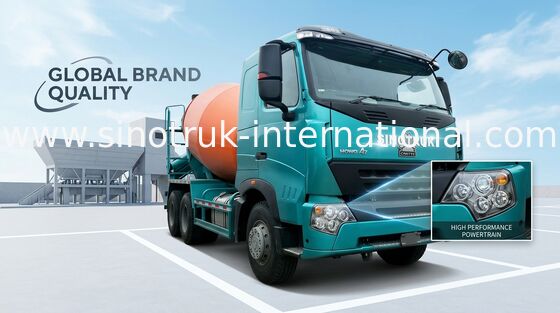 Camion della betoniera di grande capacità per il cantiere SINOTRUK HOWO A7